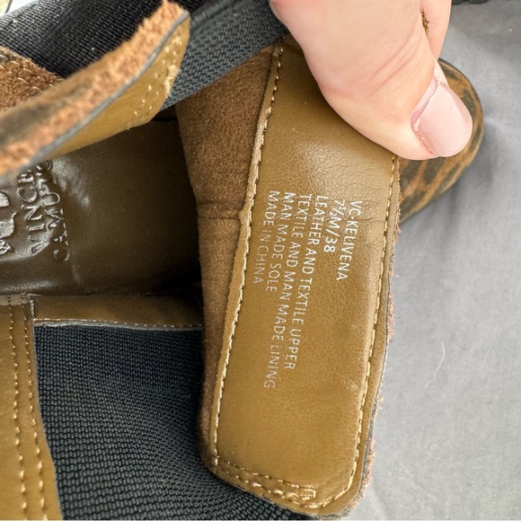 Vince Camuto leopard print Kelivena boots size 7.5 - Picture 6 of 7